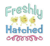 Freshly Hatched Machine Embroidery Design - sproutembroiderydesigns