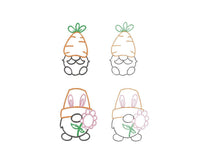 Collection of Easter Gnomes Machine Embroidery Designs - sproutembroiderydesigns