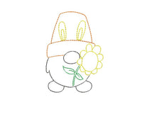 Collection of Easter Gnomes Machine Embroidery Designs - sproutembroiderydesigns