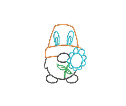 Collection of Easter Gnomes Machine Embroidery Designs - sproutembroiderydesigns