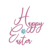 Happy Easter Machine Embroidery Design - sproutembroiderydesigns
