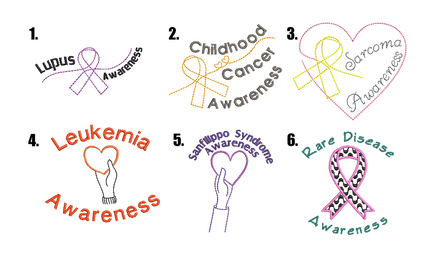 Custom Awareness Embroidery Design Request Form - sproutembroiderydesigns