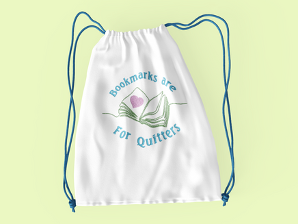 Bookmarks are for Quitters Machine Embroidery Design - sproutembroiderydesigns