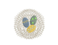 Easter Nest Machine Embroidery Design - sproutembroiderydesigns