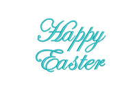 Happy Easter Machine Embroidery Design, 3 Fonts - sproutembroiderydesigns