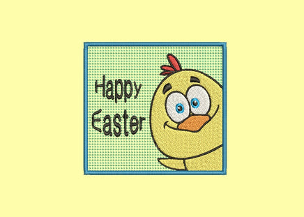 Easter Chick Machine Embroidery Design - sproutembroiderydesigns
