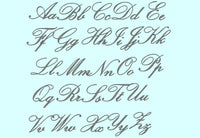 Gleeful Alphabet Script Font Machine Embroidery Design - sproutembroiderydesigns