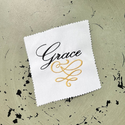 Gleeful Alphabet Script Font Machine Embroidery Design - sproutembroiderydesigns