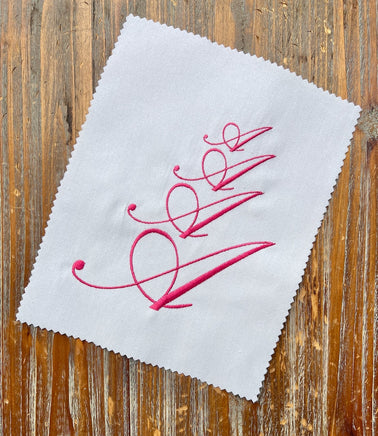 Gleeful Alphabet Script Font Machine Embroidery Design - sproutembroiderydesigns