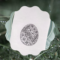 Mandala Easter Egg Machine Embroidery Design - sproutembroiderydesigns