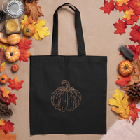 Pumpkin Outline Machine Embroidery Design - sproutembroiderydesigns
