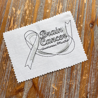 FREE Brain Cancer Awareness Ribbon Machine Embroidery Design - sproutembroiderydesigns