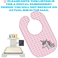 Whale Bib Embroidery Design, In The Hoop Bib embroidery design - sproutembroiderydesigns