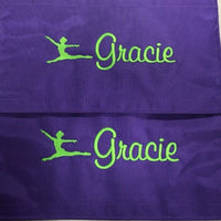 Dancer Machine Embroidery Design, 4x4 and 5x7, Silhouette, 3 sizes, ballet embroidery, dance bag embroidery, dance embroidery, gymnastics