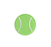 Tiny Tennis Ball Embroidery Machine Design, Tennis ball embroidery pattern, sport embroidery design, tennis towel design