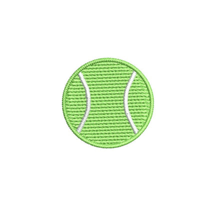 Tiny Tennis Ball Embroidery Machine Design, Tennis ball embroidery pattern, sport embroidery design, tennis towel design