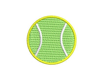Tiny Tennis Ball Embroidery Machine Design, Tennis ball embroidery pattern, sport embroidery design, tennis towel design