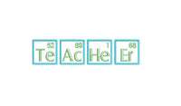 Small Teacher Machine Embroidery Design, Periodic Table of Elements embroidery design, science embroidery, 4x4 hoop, Teacher embroidery gift