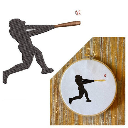 Baseball Machine Embroidery Design, Baseball machine embroidery, Baseball embroidery design, Baseball design, Baseball pattern, sport