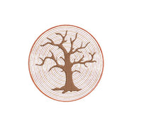 Spooky Halloween Dead Tree Machine Embroidery Design - halloween embroidery design