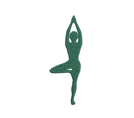 Yoga Machine Embroidery Design 4x4 hoop, yoga mat embroidery, yoga bag embroidery design