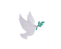 Peace Dove Christmas Machine Embroidery Design