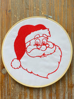 GIANT Santa Claus Christmas Machine Embroidery Design christmas embroidery design