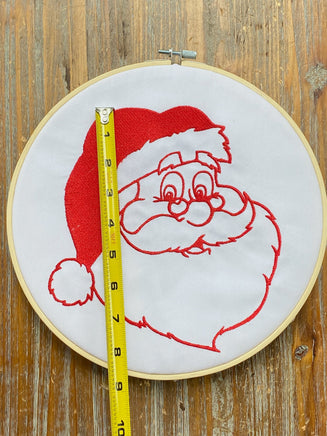 GIANT Santa Claus Christmas Machine Embroidery Design christmas embroidery design