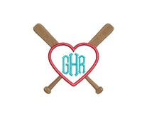 Baseball Monogram Frame Machine Embroidery Design, baseball border embroidery design, baseball frame embroidery design, monogram border