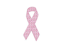Pink Heart Cancer Ribbon Embroidery Machine Embroidery Design, 4x4 hoop, breast cancer, cancer ribbon pink white, Leukemia