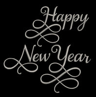 Happy New Year Machine Embroidery Design, Happy New Year embroidery design, Happy New Year embroidery design, 2022 embroidery, 4x4 hoop