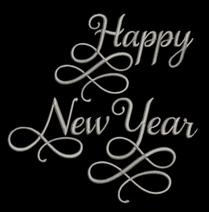 Happy New Year Machine Embroidery Design, Happy New Year embroidery design, Happy New Year embroidery design, 2022 embroidery, 4x4 hoop