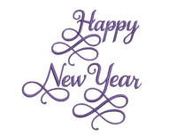 Happy New Year Machine Embroidery Design, Happy New Year embroidery design, Happy New Year embroidery design, 2022 embroidery, 4x4 hoop