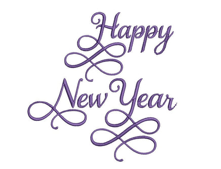 Happy New Year Machine Embroidery Design, Happy New Year embroidery design, Happy New Year embroidery design, 2022 embroidery, 4x4 hoop