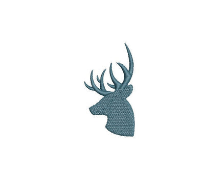 Deer Silhouette Machine Embroidery Design, hunting embroidery design, deer embroidery design, hunter embroidery design, deer design, buck - sproutembroiderydesigns