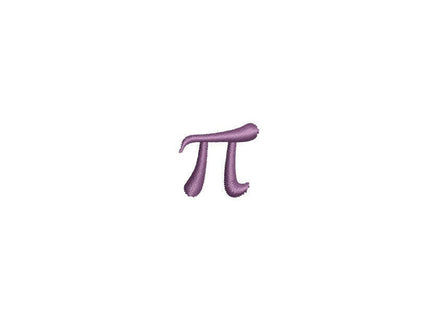 Teeny Tiny Pi Machine Embroidery Design, math teacher embroidery design