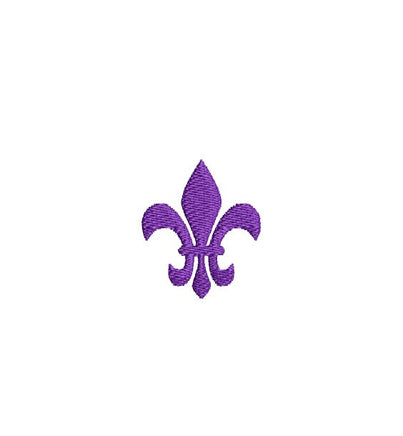 Two SMALL Fleur de Lis Machine Embroidery Designs - sproutembroiderydesigns