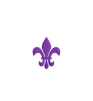 Two SMALL Fleur de Lis Machine Embroidery Designs, 2 stitch types- satin and fill, Fleur de Lis embroidery, mardi gras embroidery design