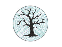 Spooky Halloween Dead Tree Machine Embroidery Design - halloween embroidery design