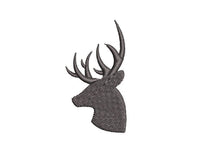Deer Silhouette Machine Embroidery Design, hunting embroidery design, deer embroidery design, hunter embroidery design, deer design, buck - sproutembroiderydesigns