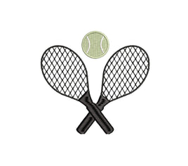 Tennis Machine Embroidery Design, tennis embroidery design, tennis racquet design, tennis pattern, tennis team gift, tennis bag embroidery - sproutembroiderydesigns
