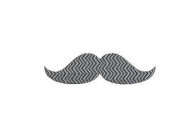 Mustache Embroidery Machine Embroidery Design, men's embroidery design, husband embroidery, embrossed embroidery design, 4x4 hoop - sproutembroiderydesigns