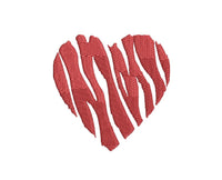 Camo Zebra Heart Machine Embroidery Design, heart embroidery design, valentine's day machine, camo heart, camo embroidery design,