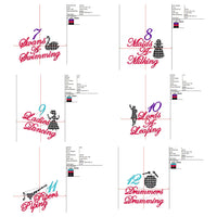 12 Days of Christmas Embroidery Design, Quick Stitch, 4x4 and 5x7 hoop, 12 Days of Christmas machine embroidery design