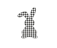 Dot Easter Bunny Machine Embroidery Design - sproutembroiderydesigns