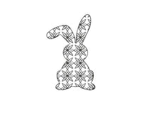 Daisy Bunny Machine Embroidery Design - sproutembroiderydesigns