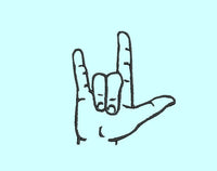 I Love You Sign Language Machine Embroidery Design, I Love you embroidery design, love embroidery pattern - sproutembroiderydesigns