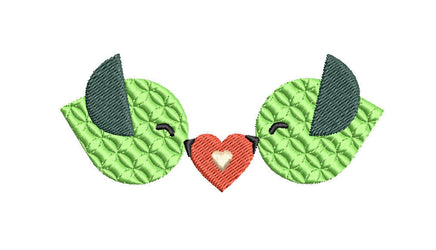 Love Birds Wedding Machine Embroidery Design - sproutembroiderydesigns