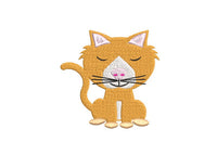 Meow Cat Machine Embroidery Design - sproutembroiderydesigns