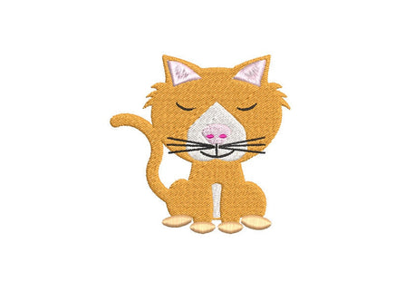 Meow Cat Machine Embroidery Design - sproutembroiderydesigns